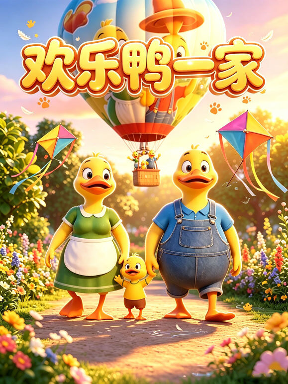 欢乐鸭一家