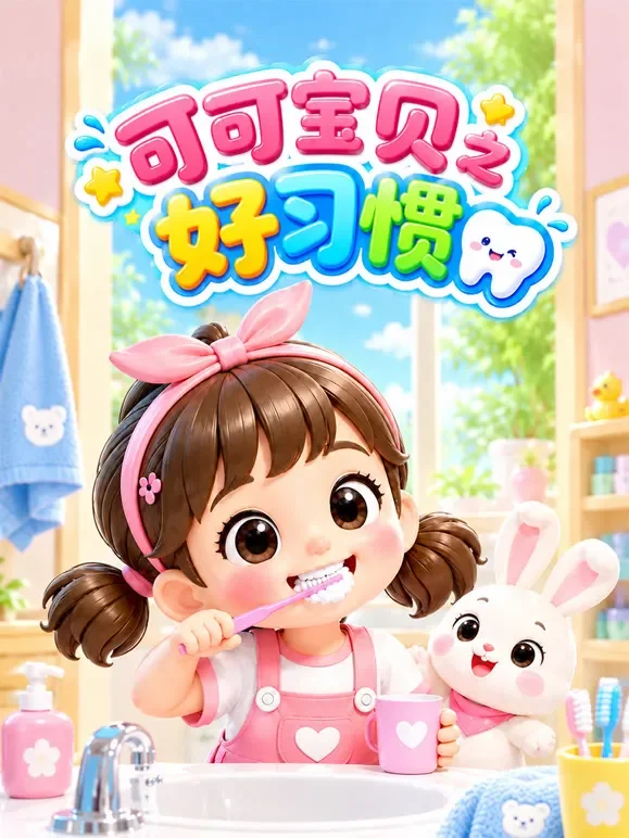 可可宝贝之好习惯动漫海报