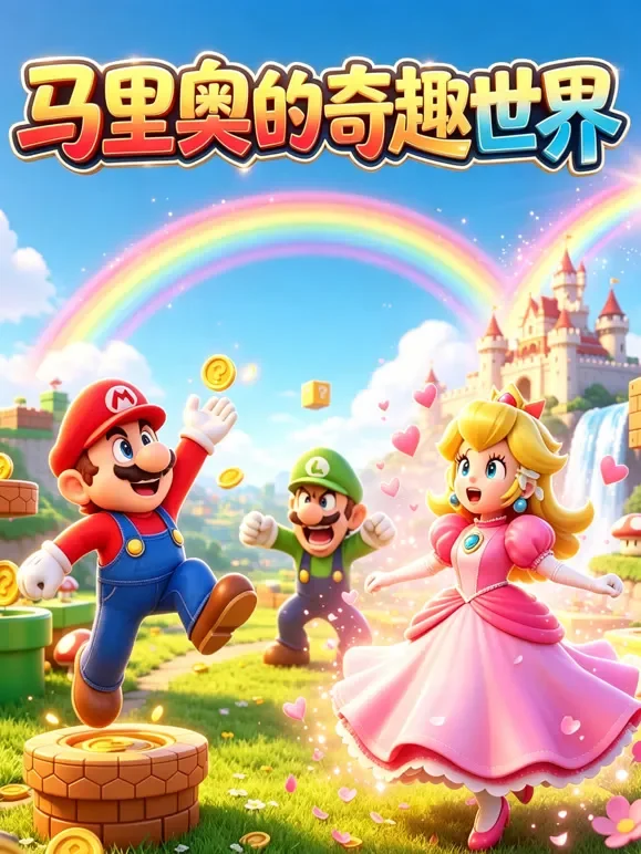 马里奥 的奇趣世界动漫海报