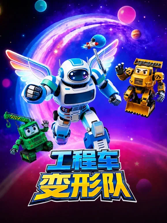 工程车变形队动漫海报