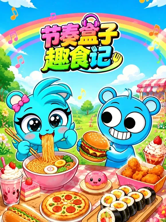 节奏盒子趣食记动漫海报