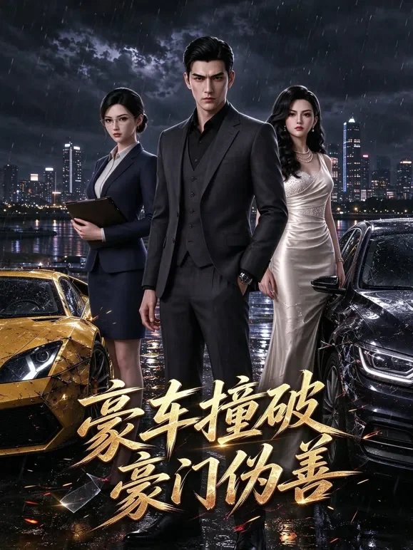 豪车撞破豪门伪善动漫海报