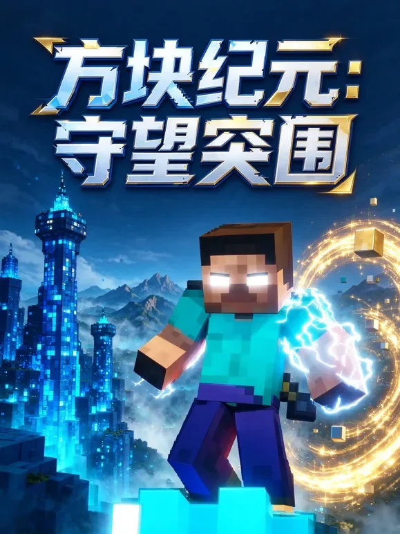 方块纪元：守望突围动漫海报