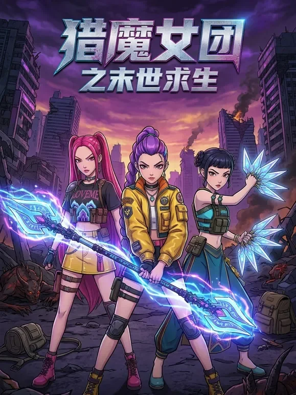 猎魔女团之末世求生动漫海报