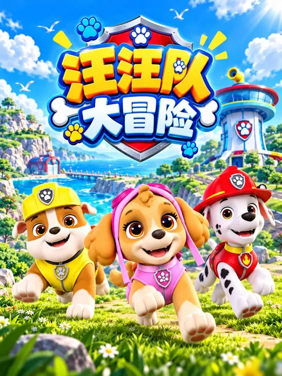 汪汪队大冒险动漫海报