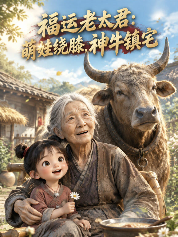 福运老太君：萌娃绕膝，神牛镇宅