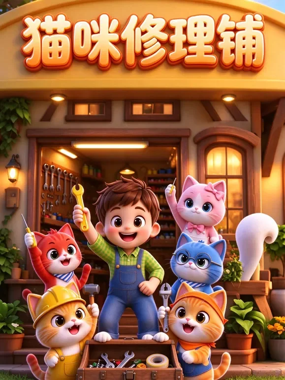 猫咪修理铺动漫海报