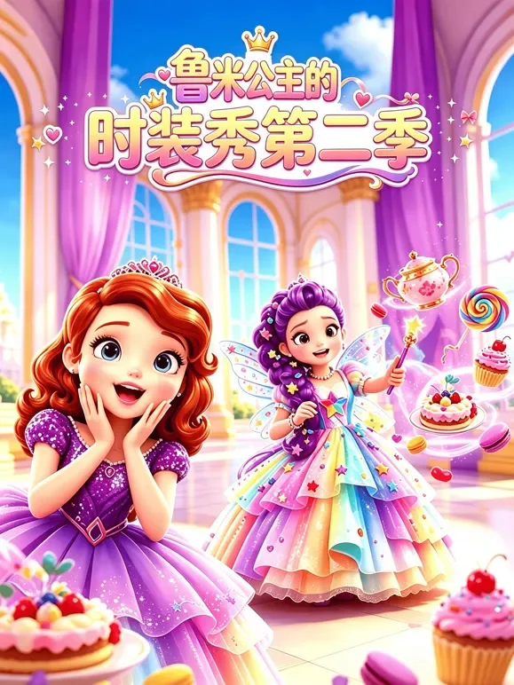 鲁米的公主时装秀第二季动漫海报