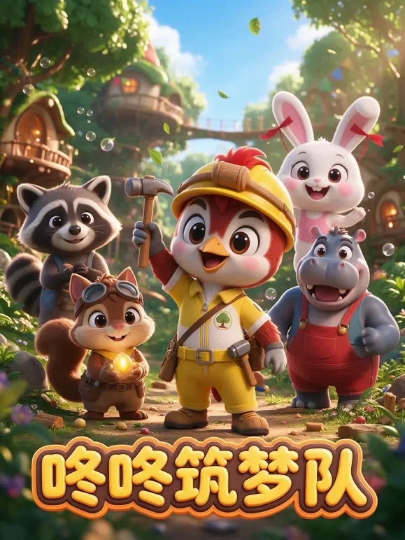 咚咚的筑梦队动漫海报