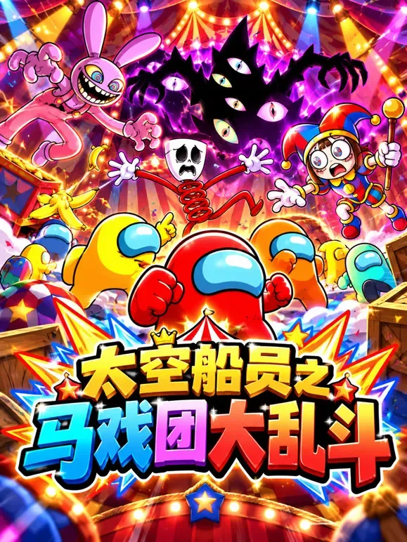 太空船员之马戏团大乱斗动漫海报