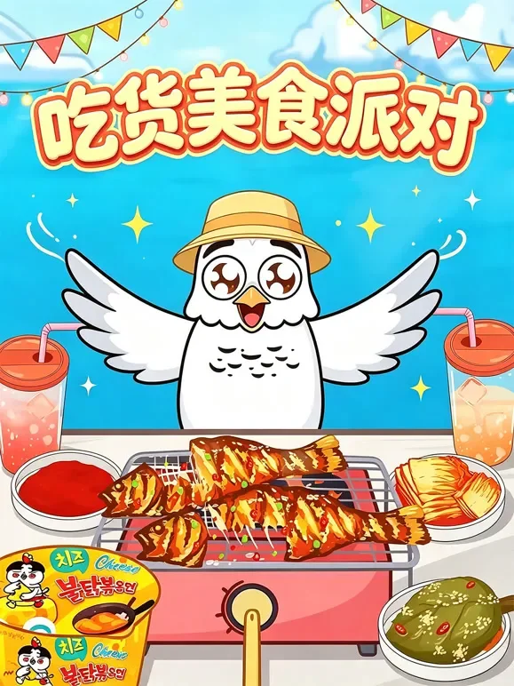 吃货美食派对动漫海报