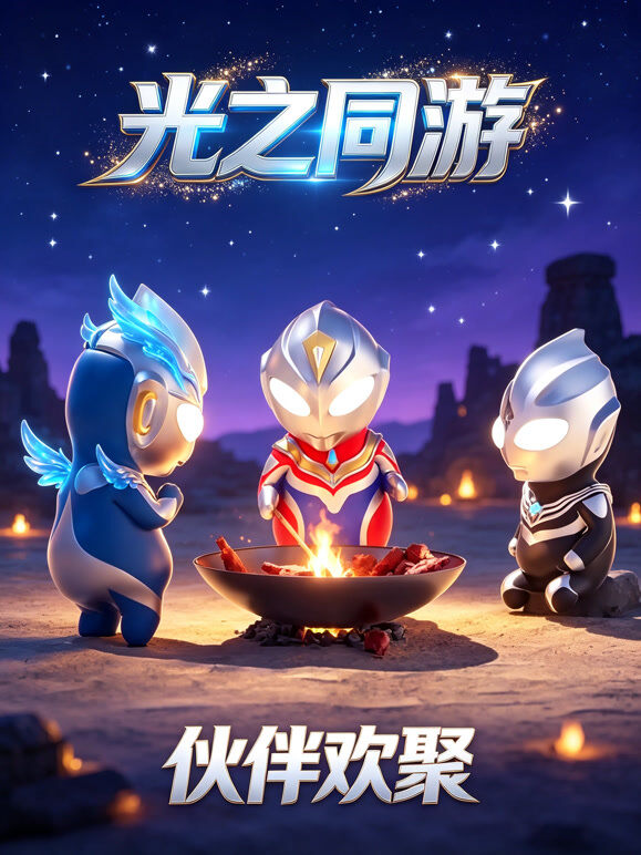 光之同游，伙伴欢聚