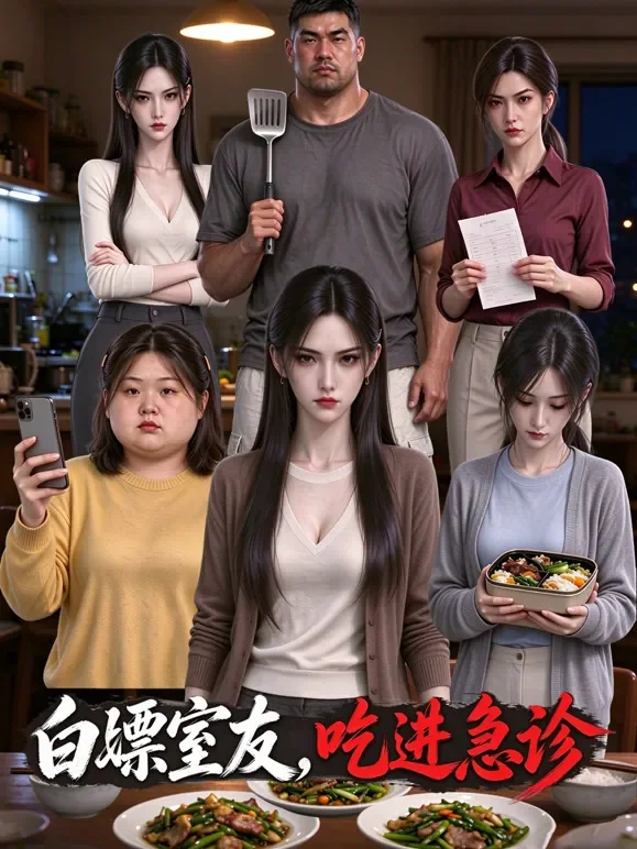 白嫖室友，吃进急诊动漫海报