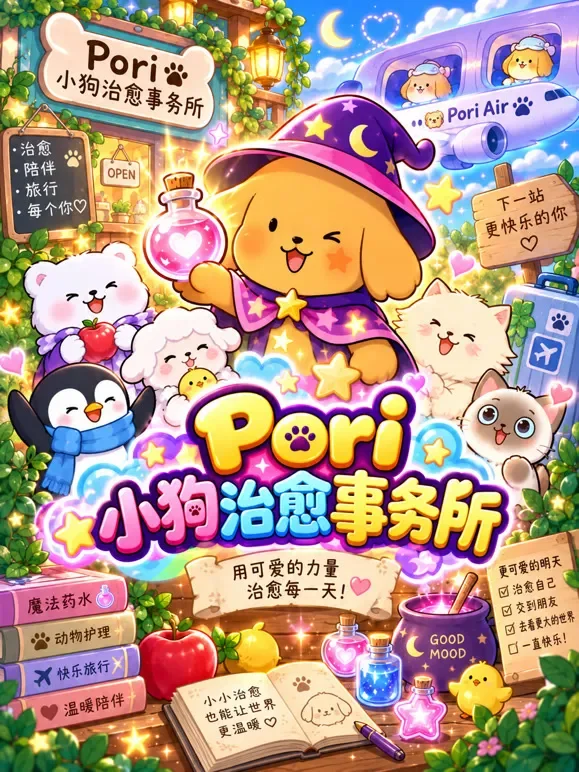 Pori 小狗治愈事务所动漫海报