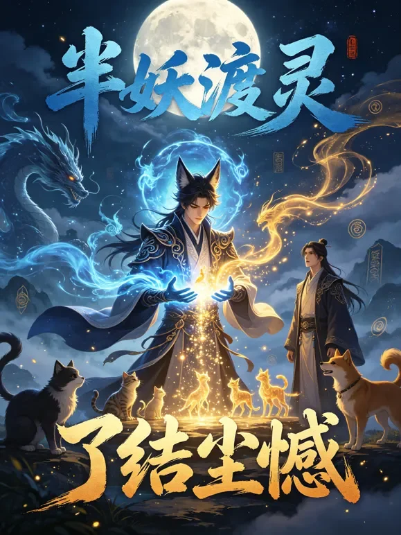 半妖渡灵了结尘憾动漫海报