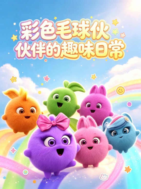 彩色毛球伙伴的趣味日常