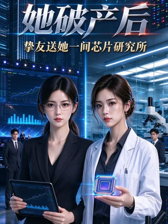 她破产后，挚友送她一间芯片研究所动漫海报