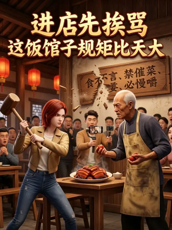 进店先挨骂，这饭馆子规矩比天大动漫海报