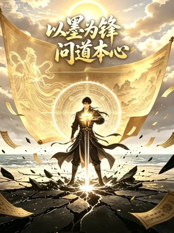 以墨为锋，问道本心动漫海报