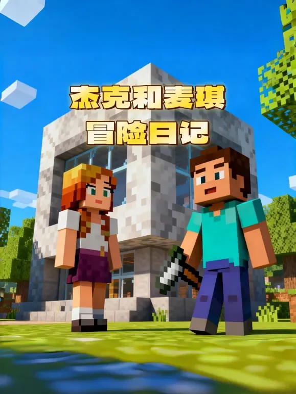 杰克和麦琪的冒险日记动漫海报