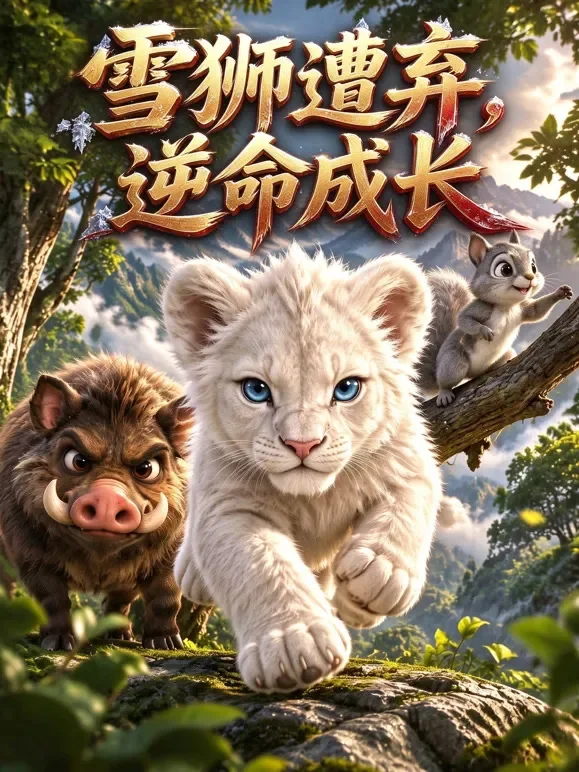 雪狮遭弃，逆命成长动漫海报