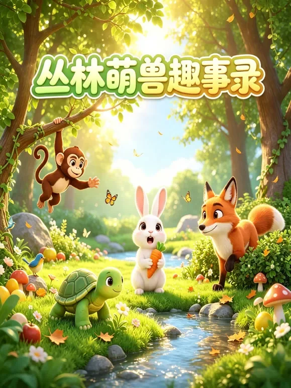 丛林萌兽趣事录动漫海报