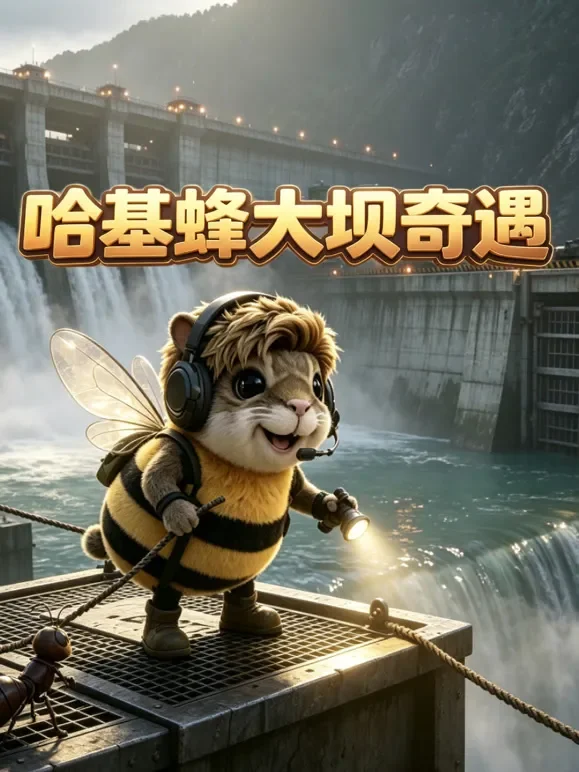 哈基峰大坝奇遇动漫海报