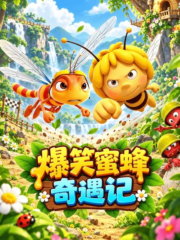 爆笑蜜蜂奇遇记动漫海报