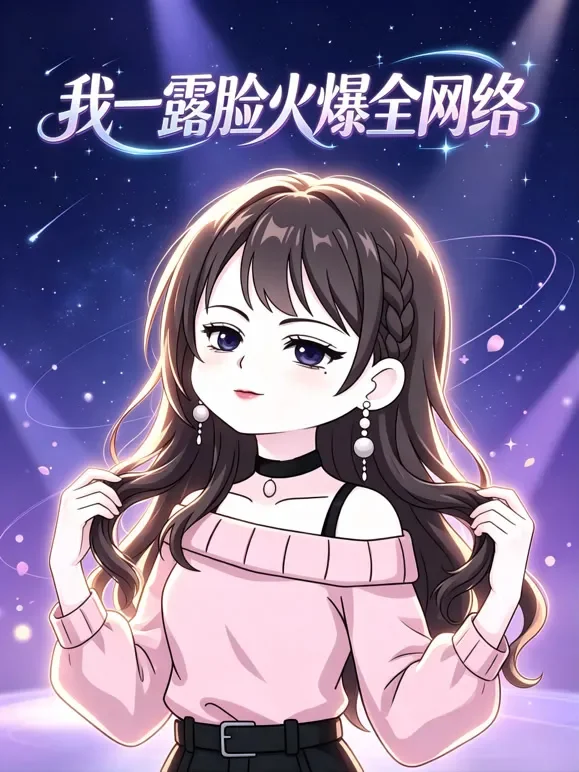 我一露脸火爆全网络动漫海报