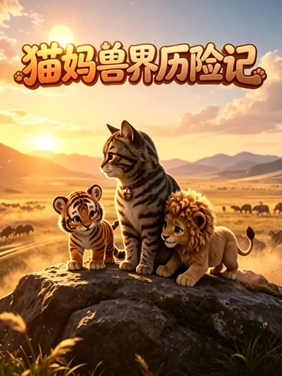 猫妈兽界历险记动漫海报