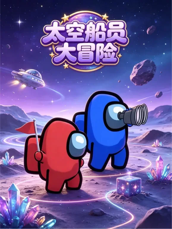 太空船员大冒险动漫海报