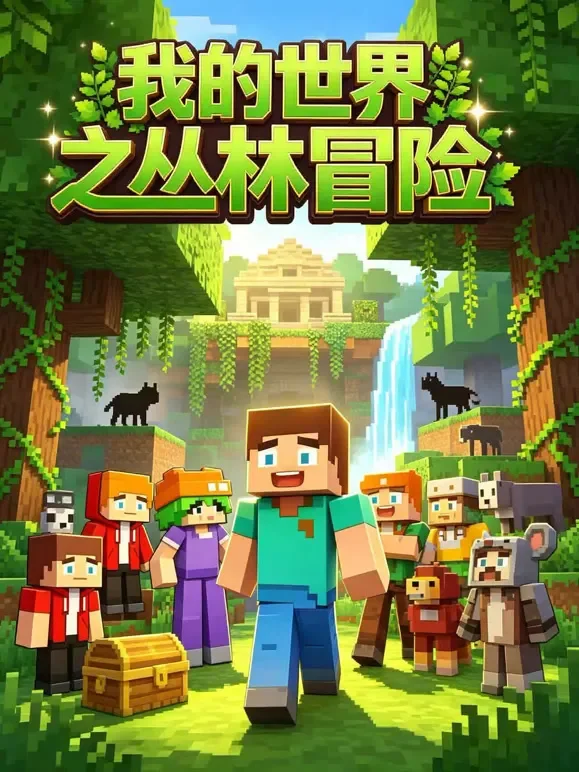 我的世界之从林冒险动漫海报