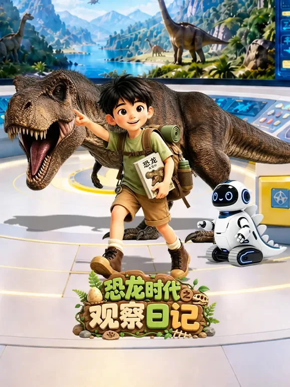 恐龙时代之观察日记动漫海报