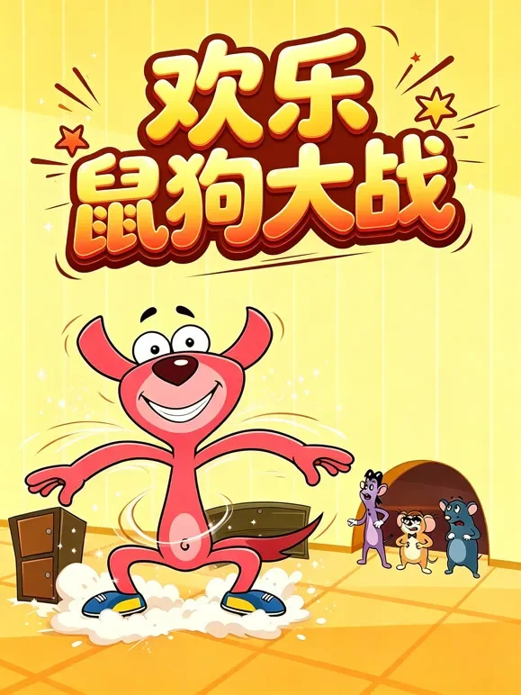 欢乐鼠狗大战动漫海报
