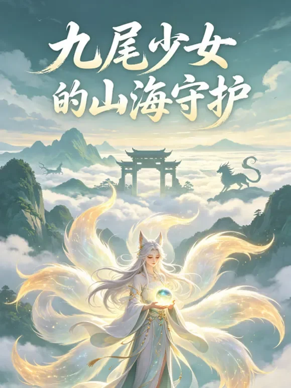 九尾少女的山海守护动漫海报