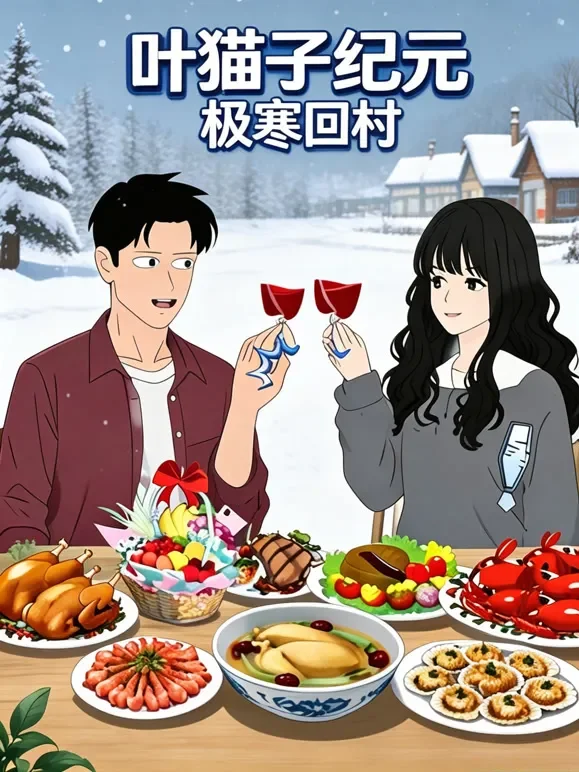 叶猫子纪元之极寒回村动漫海报