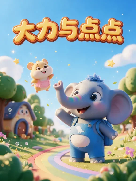 大力与点点动漫海报