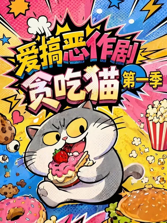 爱搞恶作剧的贪吃猫（第一季）动漫海报