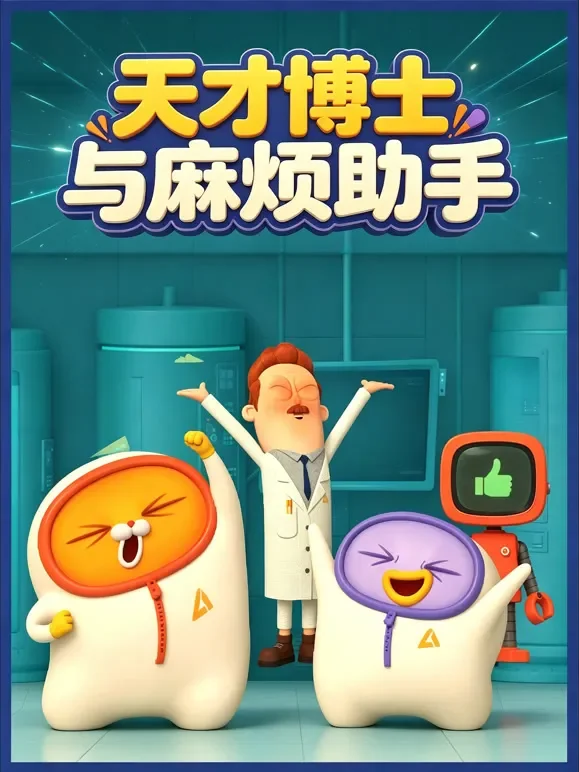 天才博士与麻烦助手动漫海报