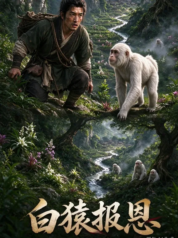 白猿报恩动漫海报