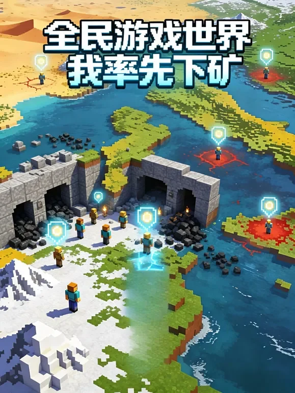 全民游戏世界我率先下矿动漫海报