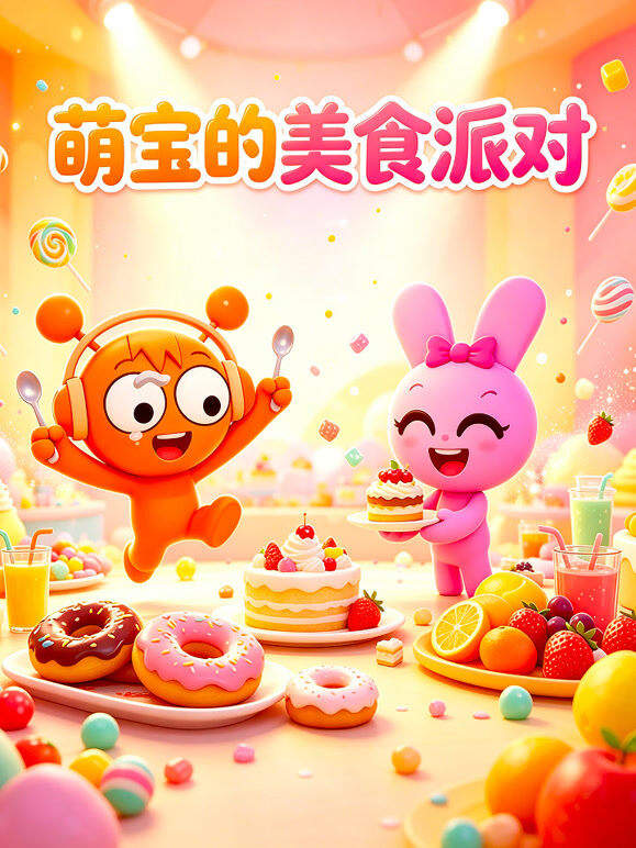 萌宝的美食派对