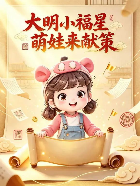 大明小福星：萌娃来献策动漫海报
