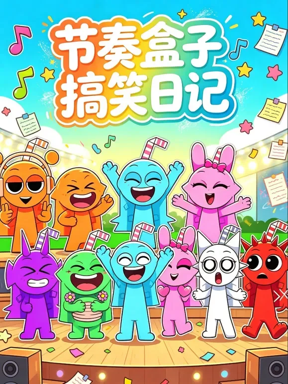 节奏盒子搞笑日记动漫海报
