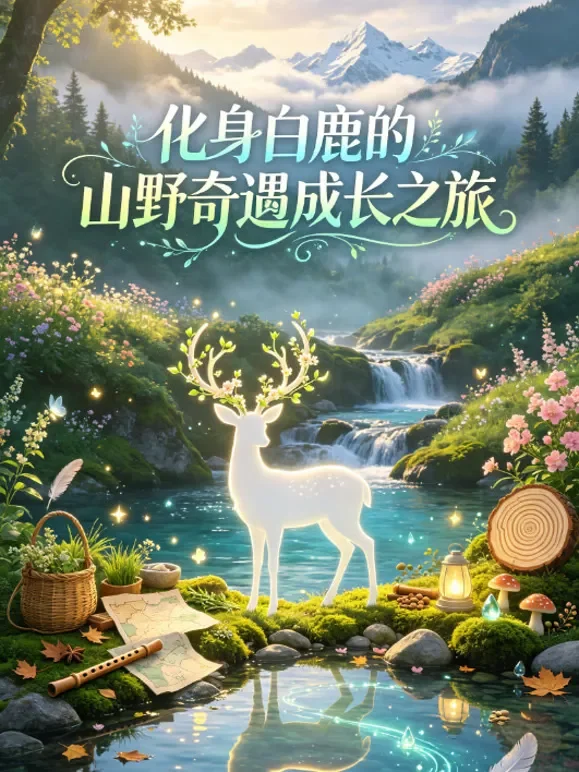 化身白鹿的山野奇遇成长之旅动漫海报