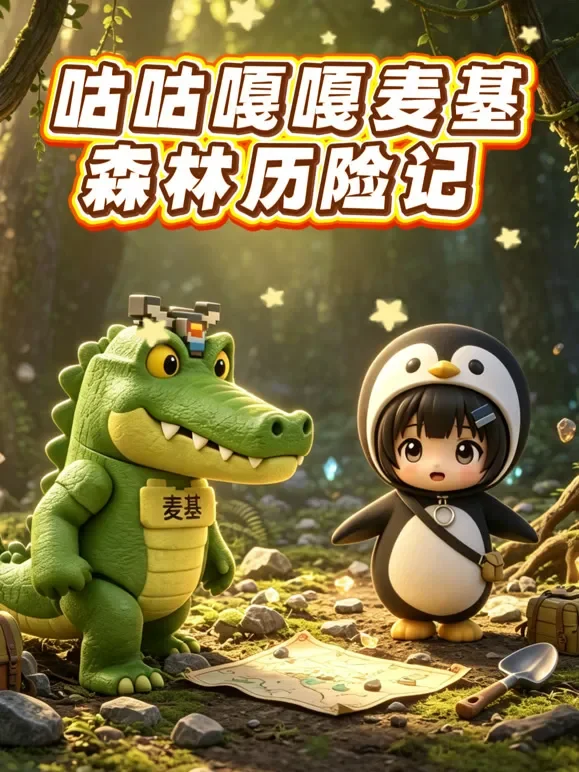 咕咕嘎嘎麦基森林历险记动漫海报