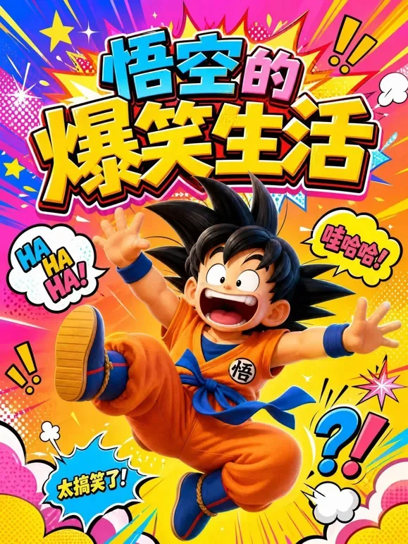 悟空的爆笑生活动漫海报