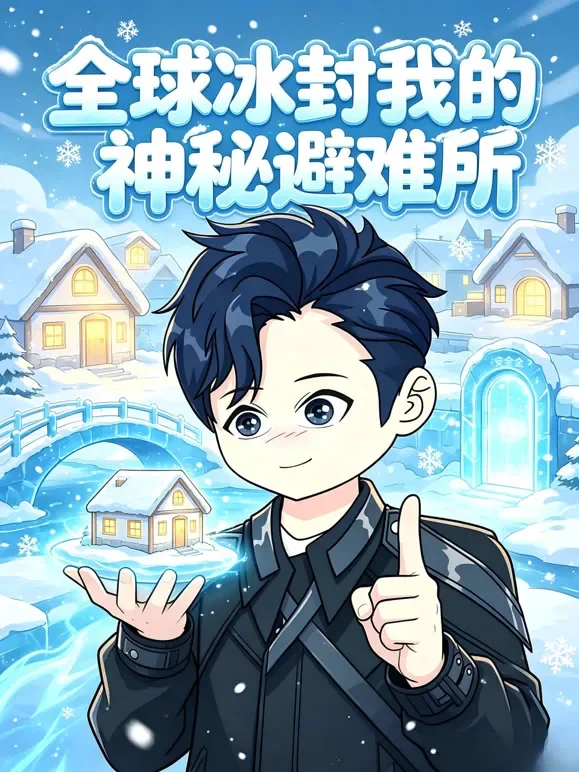 全球冰封我的神秘避难所动漫海报