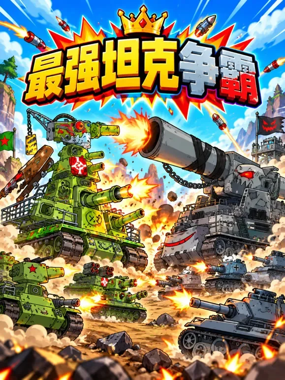 最强坦克争霸动漫海报