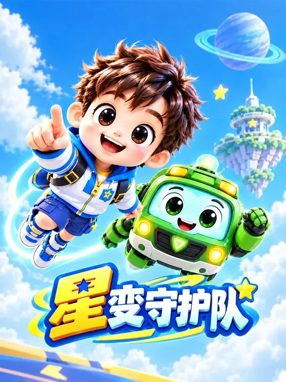 星变守护队动漫海报